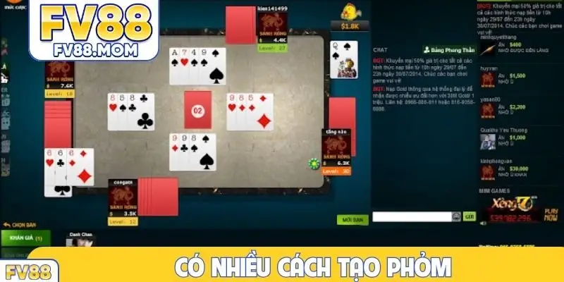 Có nhiều cách tạo phỏm