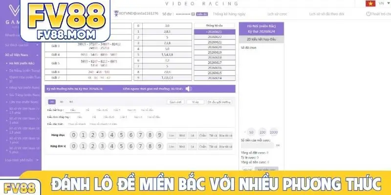 Đánh lô đề miền Bắc với nhiều phương thức khác nhau
